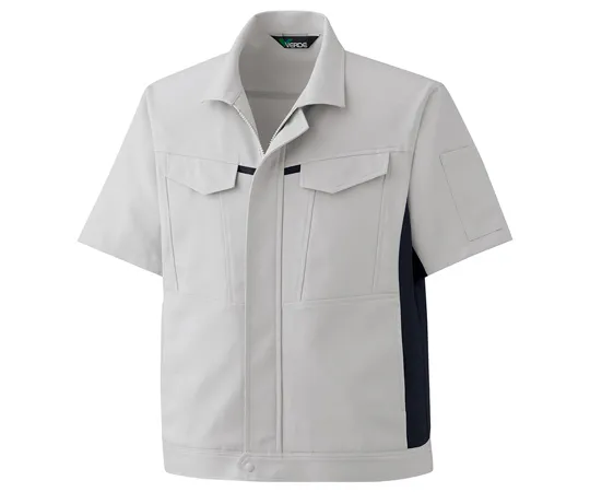 65-1291-79　Work Clothes, Unisex Short Sleeve Jumper Silver Gray SSS GS691-UE-SSS　GS691-UE-SSS