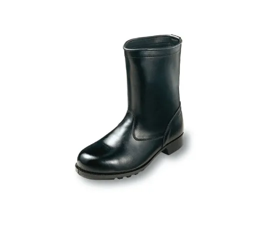 64-6539-78　Water-Resistant Oil-Resistant Chemical-Resistant Half Boots Black 23.5 cm　AGS311