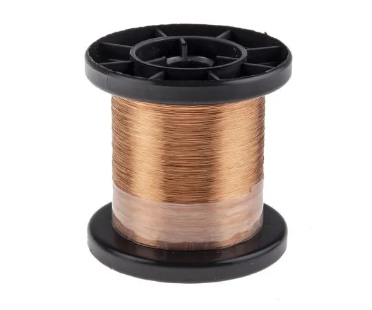 63-4766-77　Block Single Core 0.1mm diameter Copper Wire, 1144m Long　CUL100/0.10