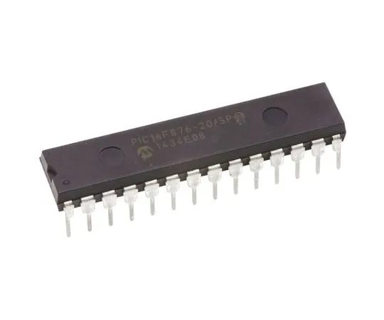 63-4804-81　Microchip PIC16F876-20/SP, 8bit PIC Microcontroller, 20MHz, 256 x 8 words, 8K x 14 words Flash, 28-Pin SPDIP　PIC16F876-20/SP
