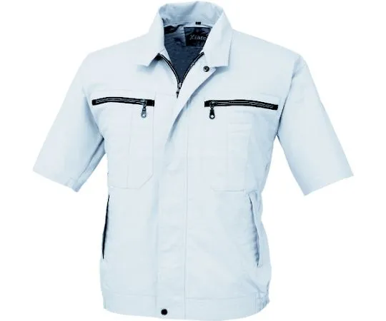 65-8512-29　Short Sleeve Blouson Silver Gray 3L　8891-22-3L