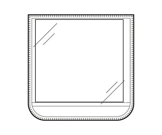 68-1881-36　150x150mm Toilet Display (Acrylic/Female)　EA983RJ-1