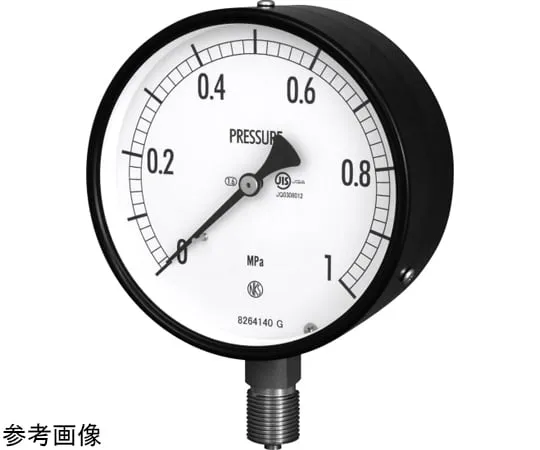 69-3913-89　φ150 Pressure Gauge JIS Compatible Regular Pressure Gauge AG10 General G1/2B B Frame (Mounting Hole)　AG10-241-0.1-0.1MPA