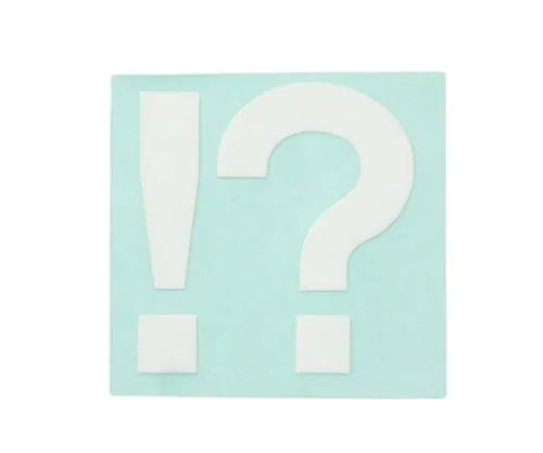 61-7426-63　Character Seal White !?　CL30W-18