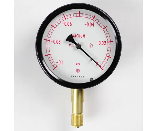 65-4302-84　Sealed Pressure Gauge (100Φ) Vacuum Gauge (Negative Pressure Gauge) Vertical A Frame for Vibration Resistance -0.1~0 MPa　BE12-131