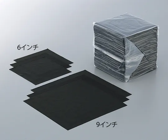 7-6814-01　［Discontinued］Black Wiper (for dispensing), 6 inches, 300 sheets