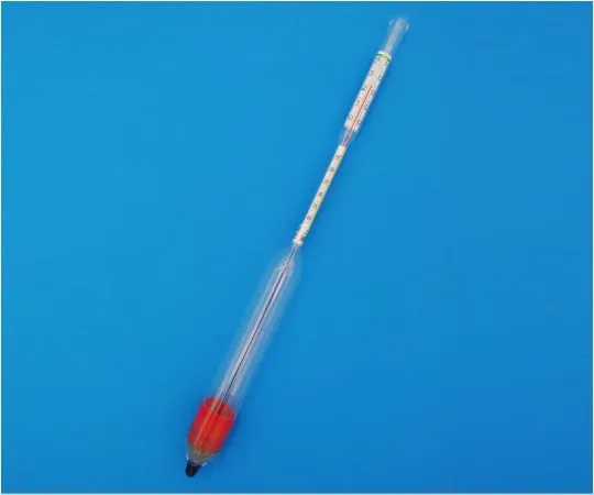 63-1461-25　Lactometer with Red Liquid Termometer 15 ~ 40 (Red Liquid 0 ~ 40 °C)　GNY-03R