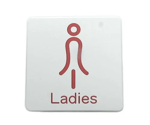 61-7419-42　80 x 80mm White Ladies Red　SAB812-2