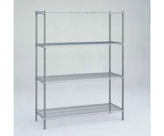 64-3488-68　Stainless Steel Erecta Shelf W 1518 x D 613 x H 1892mm (P) 4 stages with DB　SLS1520P1900W4