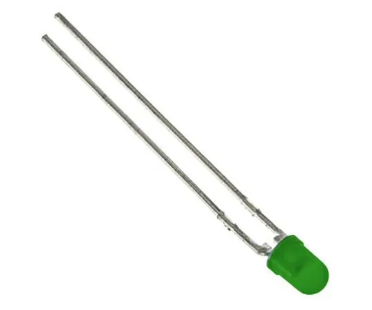 63-4738-75　2.2 V Green LED 3mm Through Hole, Kingbright L-934GD　L-934GD