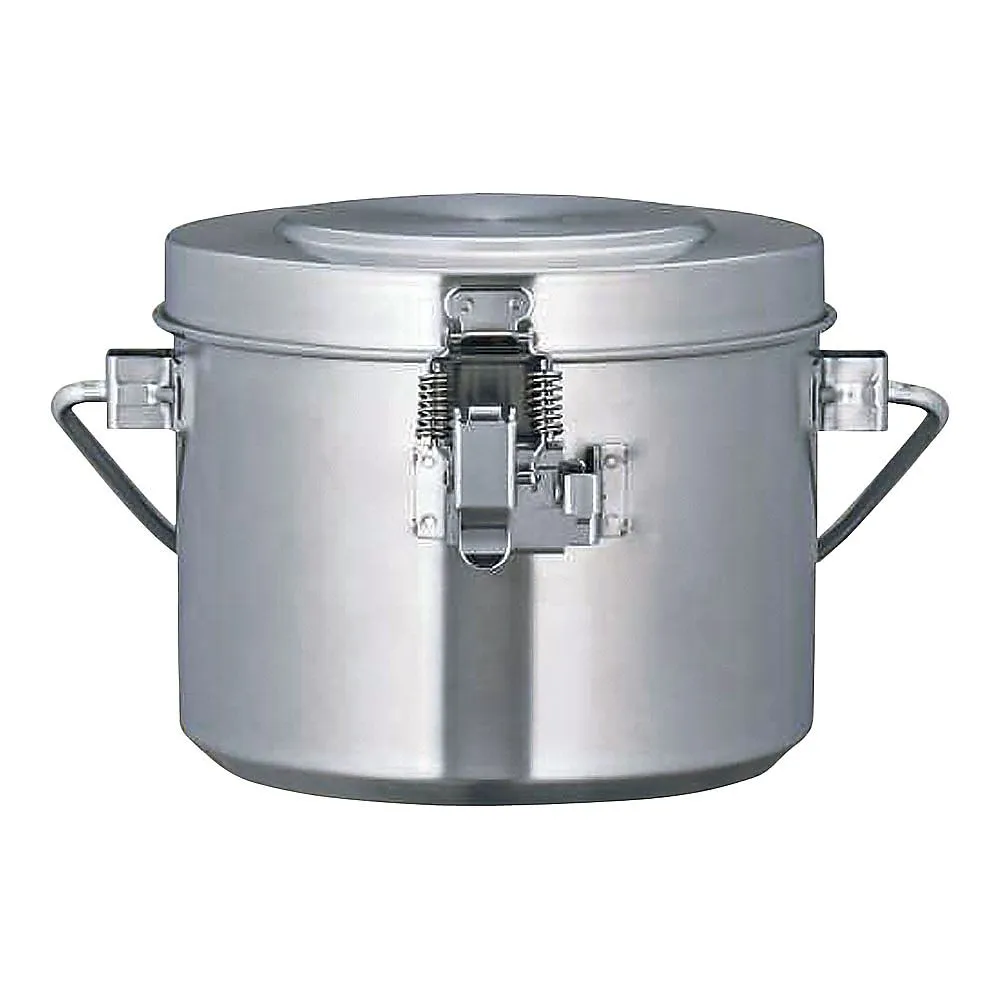 65-3869-75　18-8 High-Performance Thermal Food Can Shuttle Drum with Inner Lid　GBL-02C
