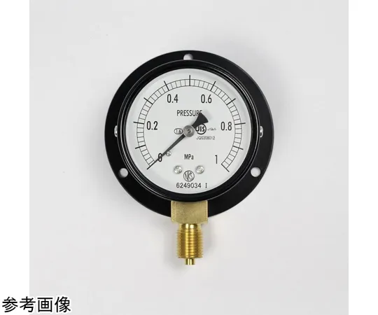65-4270-16　Normal Pressure Gauge (Φ60) Vertical B Frame 0.16 MPa　AA10-221