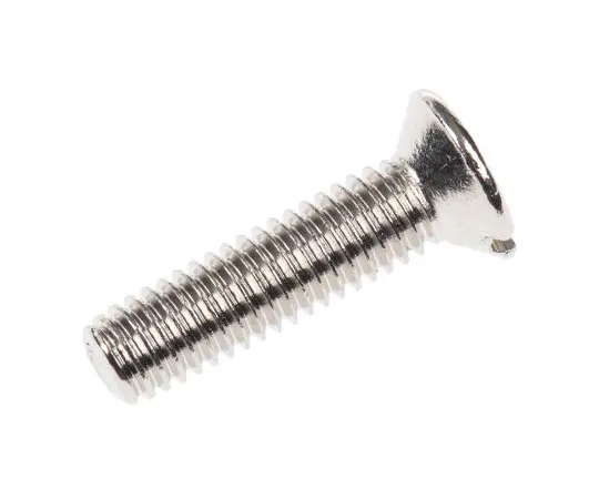 63-4816-38　RS Pro, M3 Countersunk Head, 12mm Brass Slot Nickel Plated0.5　482-9192
