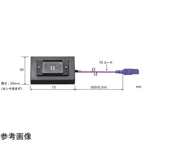65-3531-52　Extension Cord for Solder Iron Tip Temperature Sensor CRB Series E Type Standard Plug 0.5 m　CRB-E-TS0.5-ASP