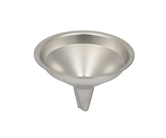 67-7099-65　18-8 Flat Flange Funnel Top Diameter φ128 x Bottom Diameter φ15 x H95mm　WF-12