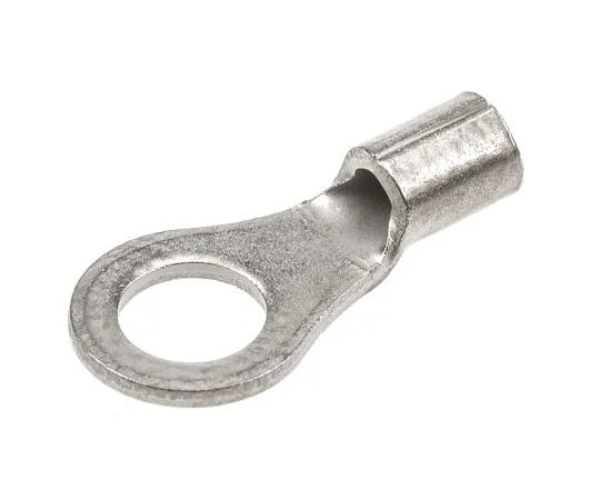 63-4736-75　TE Connectivity STRATO-THERM Series Uninsulated Nickel Plated Crimp Ring Terminal, M4 Stud Size, 0.26mm² to 1.65mm²　322798