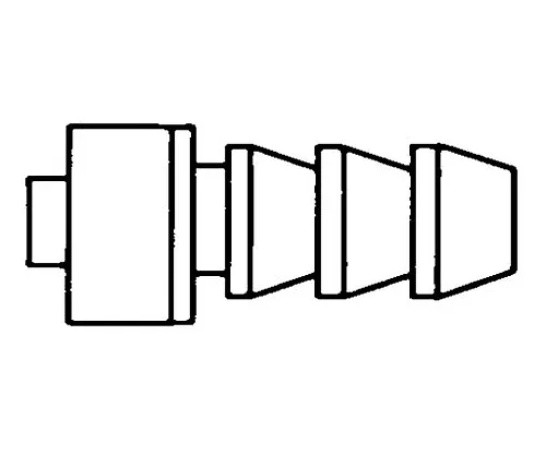 61-0190-57　1/4In. HB To M Luer Lock Nickel/Chrome Plated 1/Pk 1PK　XX3002564