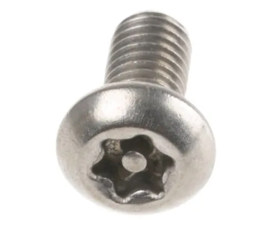 63-4894-73　Plain Button Stainless Steel Tamper Proof Security Screw, M3 x 6mm　621-2631