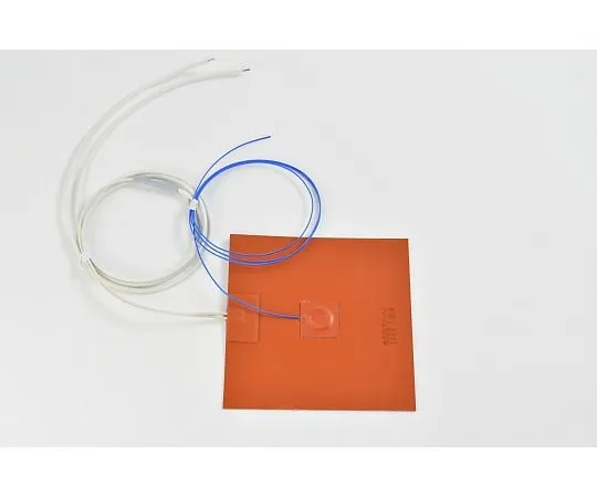 64-3424-62　Silicon Rubber Heater [With Double-sided Tape, Thermocouple 3m, Lead Wire Extension 3m] 100V 180W 150mm x 150mm　SR100-180-150-150-P-K3