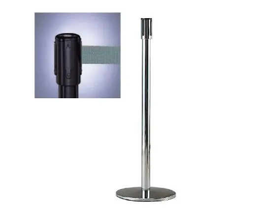 62-6115-84　Reel Belt Post (Tensa Barrier) Black　870-7105