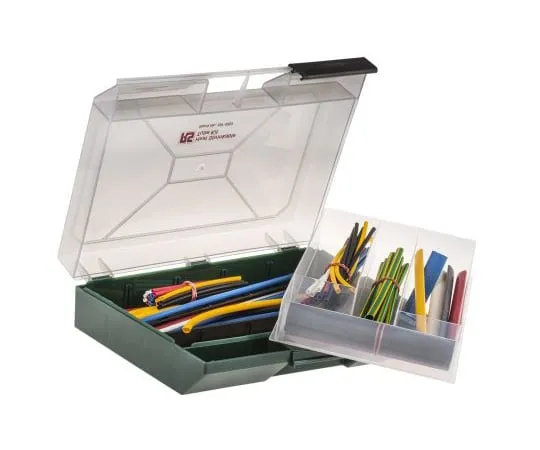 63-4784-08　RS Pro Black, Blue, Green/Yellow, Red, White Halogen Free Heat Shrink Tubing Kit 2.4 mm, 3.2 mm, 4.8 mm, 6.4 mm, 9.5　397-4263