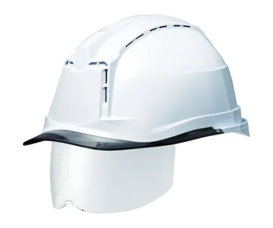 67-3138-04　PC Helmet (Alpha Liner/Vent/Clear Visor/Wide Shield Surface) White/Smoke　SC-19PCLVSRA3-WS