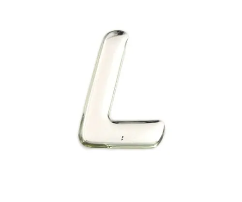 61-7427-86　Silver Metal Characters L 35mm x 1mm　SM35-L