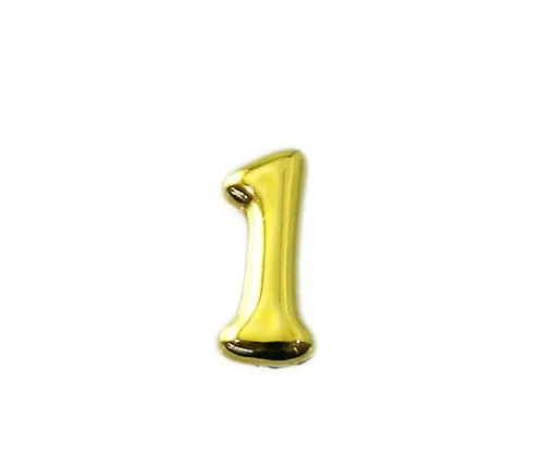 61-7420-97　Gold Characters Small Number 1　ABG15-1