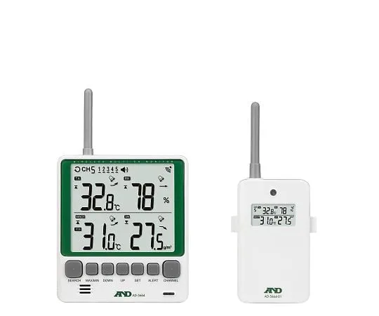 64-4055-61　Multi-Channel Wireless Environment Thermo-hygrometer master unit/sub unit Set General (ISO) Calibrated (test results report + Traceability System Diagram)　AD5664SET-00A00