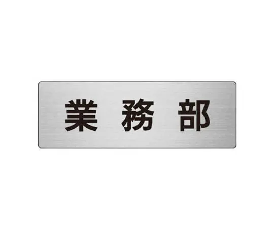 62-0348-74　［Discontinued］Room Name Display Plate Neonatal Room Aluminum (Hairline) 50 x 150　RS874