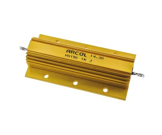 63-4758-75　Arcol HS150 Series Aluminium Ho***d Axial Wire Wound Panel Mount Resistor, 1Ω ±5% 150W　HS150 1R J