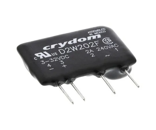 63-4732-65　Sensata / Crydom 2 A Solid State Relay, Zero Cross, PCB Mount, Triac, 280 V Maximum Load　D2W202F