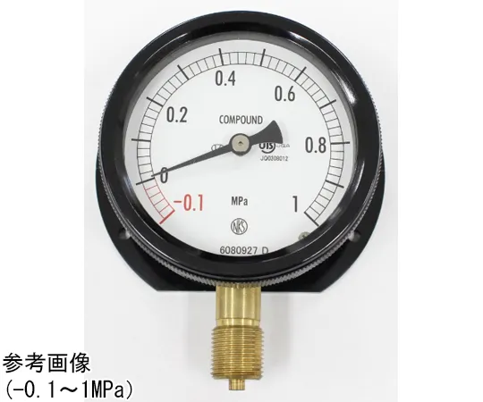65-4297-40　Sealed Pressure Gauge (75Φ) Vertical B Frame 3 MPa　BC12-231