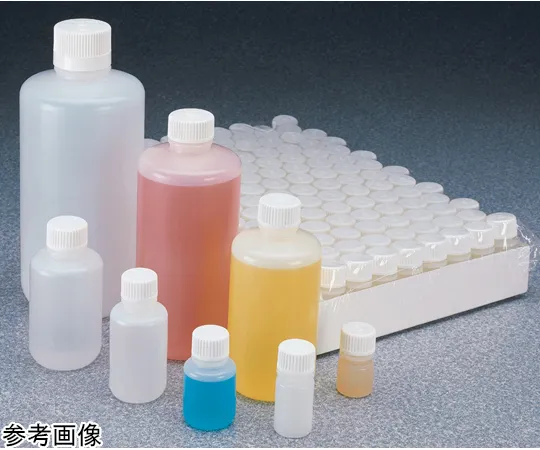 68-5629-84　Narrow Mouth Lightweight Bottle 30 mL HDPE Tray/Body/Packaging with Cap Sterilized 1 Box (54 Pieces x 16 Trays)　342089-0001