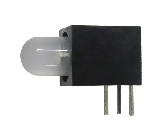 63-4804-25　Kingbright L-59BL/1EGW, Green & Red Right Angle PCB LED Indicator, Through Hole 2.5 V　L-59BL/1EGW