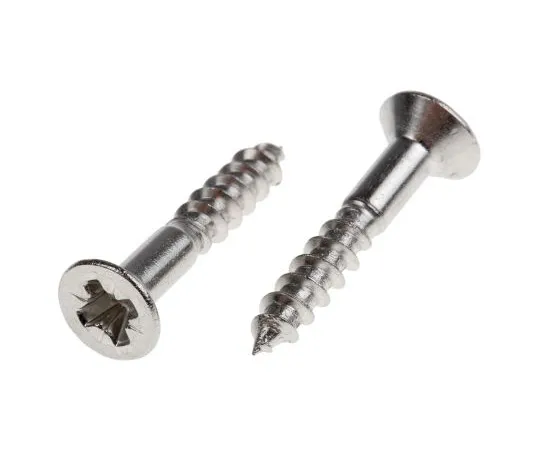 63-4817-16　Pozidriv Countersunk Stainless Steel Wood Screw, A2 304, 3.5mm Thread, 20mm Length　483-3090