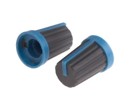 63-4805-48　RS Pro Potentiometer Knob, Push-On Type, 13mm Knob Diameter, Grey, Splined Shaft Type, 6mm Shaft　467-5888