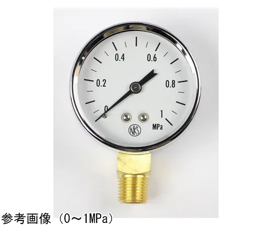65-4316-64　Small Pressure Gauge (50Φ) 0.2 MPa　GK10-271