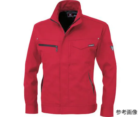 65-8373-23　Long Sleeve Blouson Red 3L　1634-71-3L