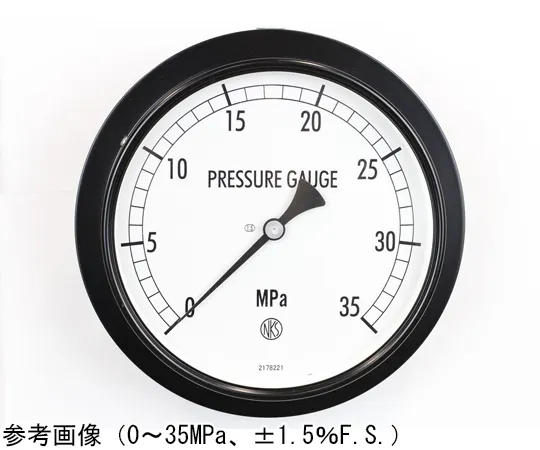 65-4291-36　Normal Pressure Gauge (Φ150) Embedded D Frame (Mounting Bracket) 0.25 MPa　AG15-141