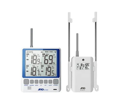 61-4672-95-56　［Discontinued］Wireless Multichannel Thermo-hygrometer with English Calibration Certificate　AD-5663