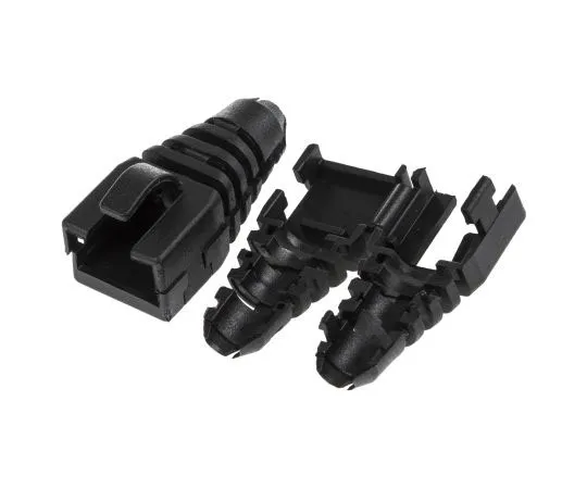 63-4724-70　RS RJ45 RJ Connector Hood, Black 32.004mm Length　201-0302