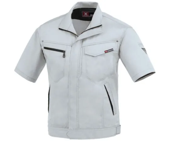 65-8371-37　Short Sleeve Blouson Silver Gray 3L　1631-22-3L