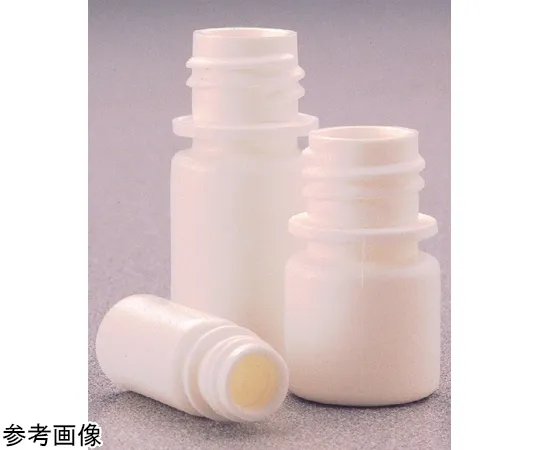 68-5631-24　Narrow Mouth White Bottle 4 mL HDPE Bulk/Body Only Packaging 1 Box (2000 Pieces)　362008-9125