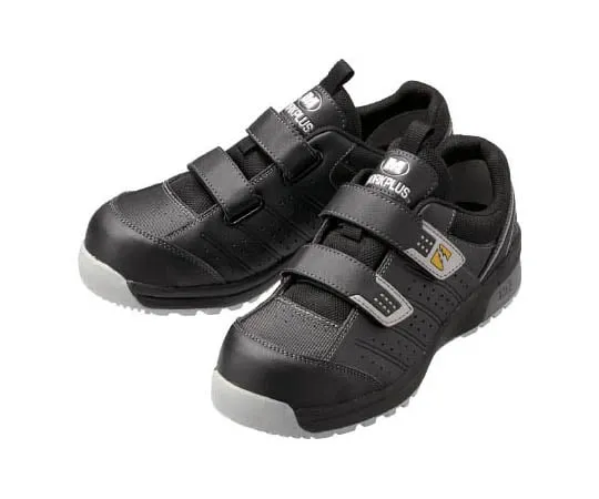 67-3126-48　JSAA Class A Certified Anti-Static Sneakers with Toe Box Black 22.0 cm　MPN305S-BK-22.0
