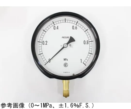 65-4305-94-20　Sealed Pressure Gauge (150Φ) Vertical B Frame 5 MPa with Inspection Certificate　BG12-231