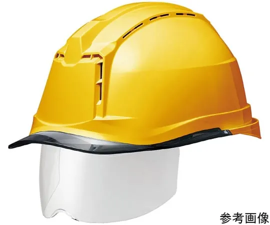 67-6633-58　PC Helmet (Windflow, Clear Visor, Shield Surface, Vent) Yellow/Smoke　SC-19PCLVSRA3-UP4-YS