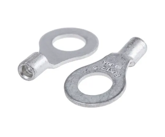 63-4885-48　JST Uninsulated Crimp Ring Terminal, 6mm Stud Size, 1mm² to 2.6mm² Wire Size　R2-6