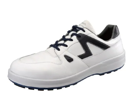 61-9692-23　Safety Shoes (Short Shoes) 8611 White/Blue 23.5cm　8611/23.5cm