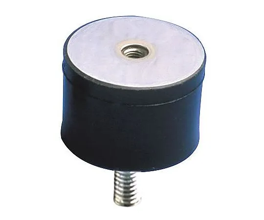 63-4788-27　Paulstra 520052 15mm Shock Mount M6 25.5mm Diameter 60daN Compression Load 2.5mm, Male to Female Natural Rubber　520052